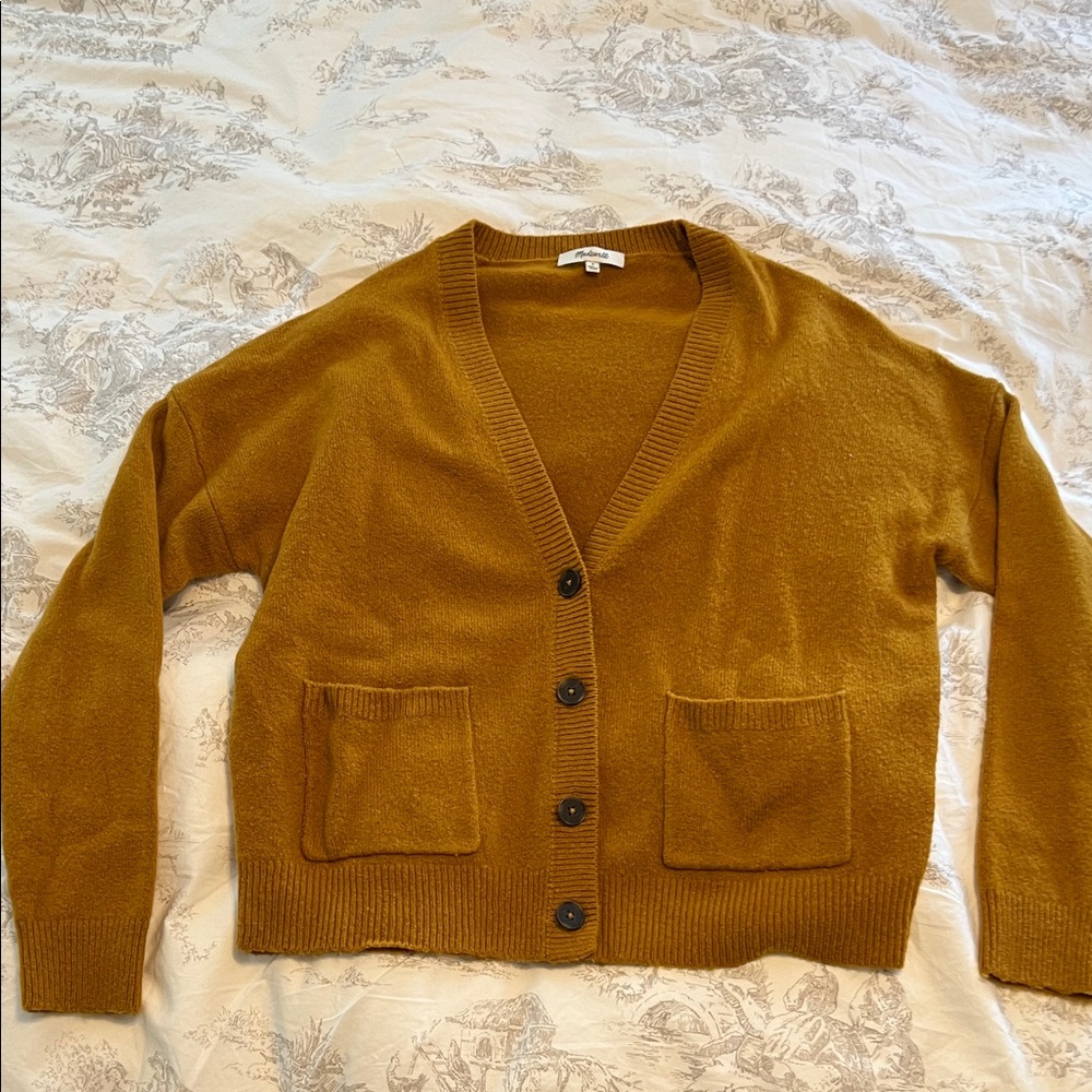 Madewell Cropped Cardigan Sweater